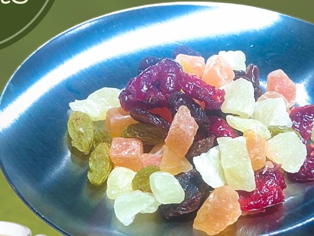 Frutas deshidratadas sin colorante